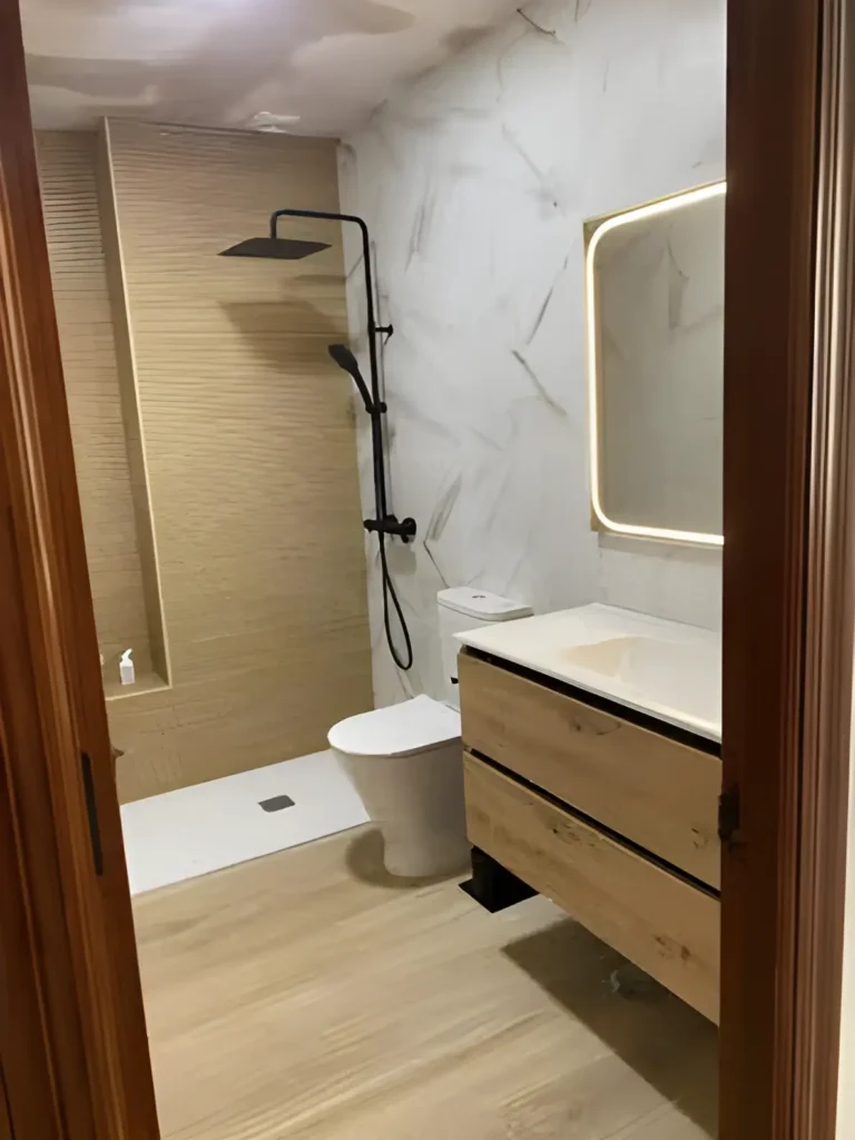 Reforma completa de baño realizada en Albacete